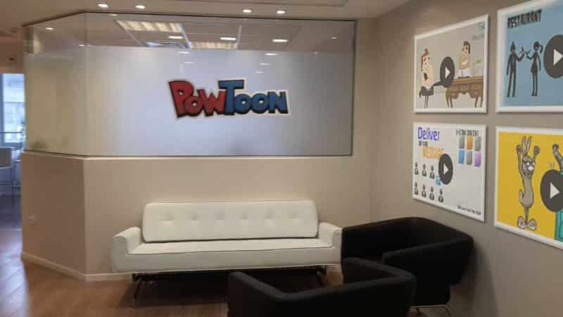 תכנון ועיצוב משרד Powtoon